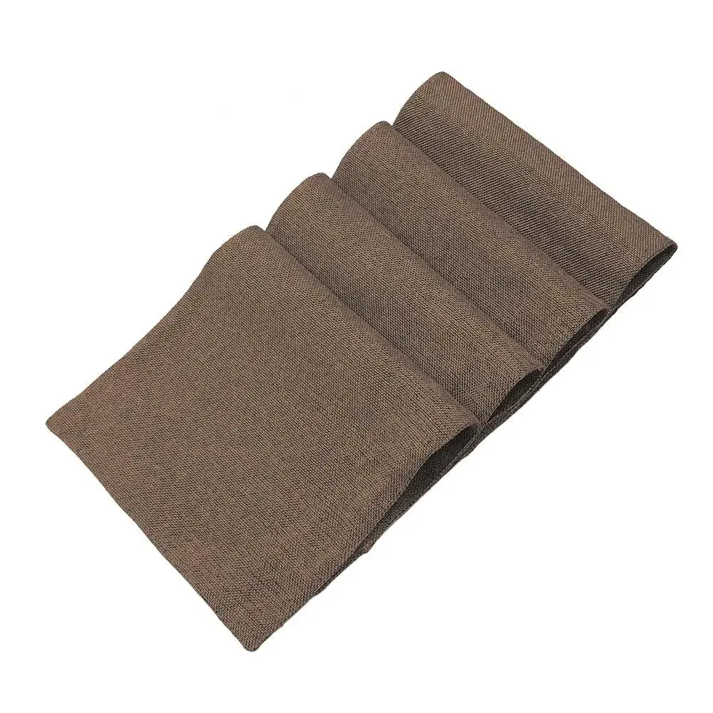 Khaki Textured Classic Polyester Placemat Set Of 4