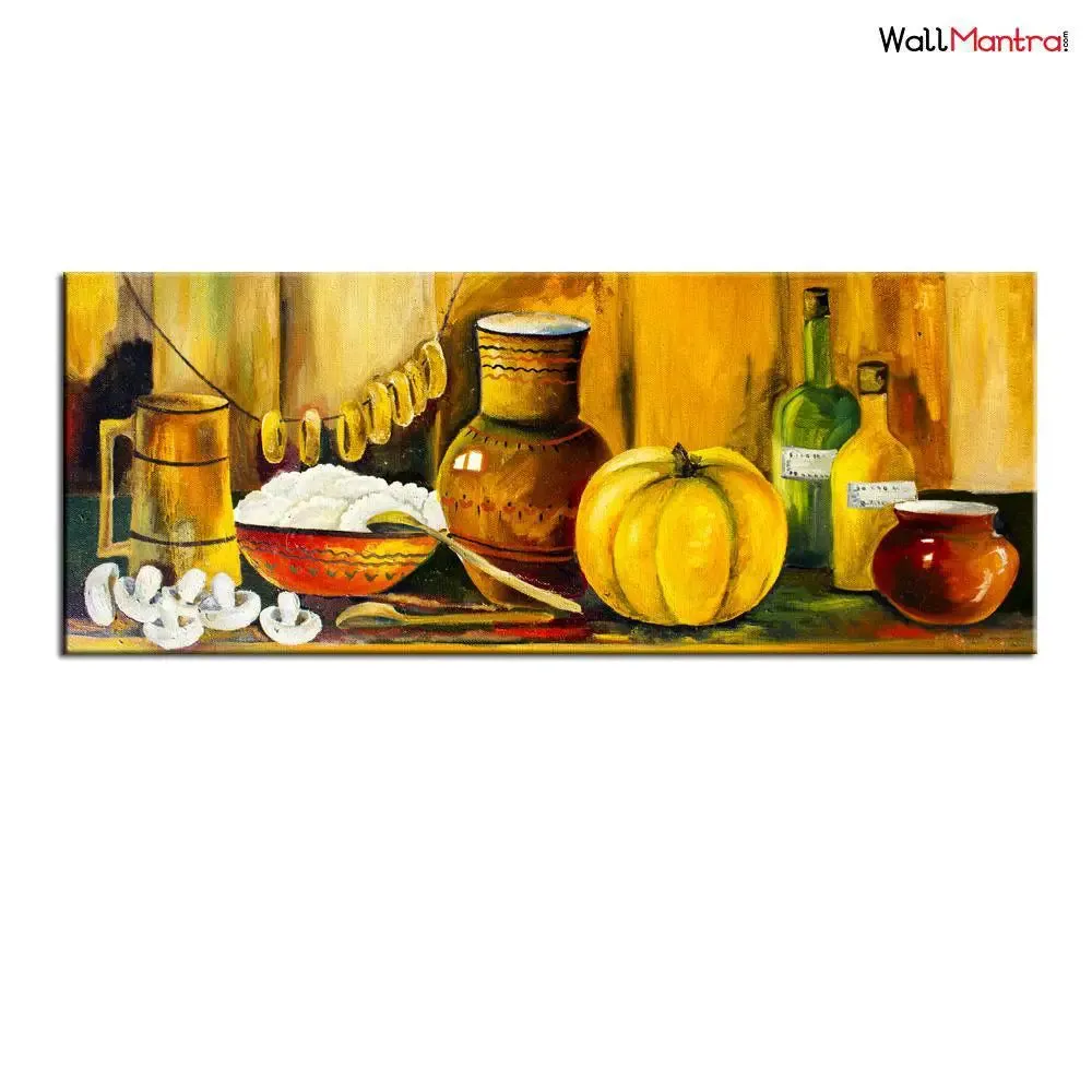 Kitchen food & drink Wall Painting Canvas Print Wall Hanging With Frame