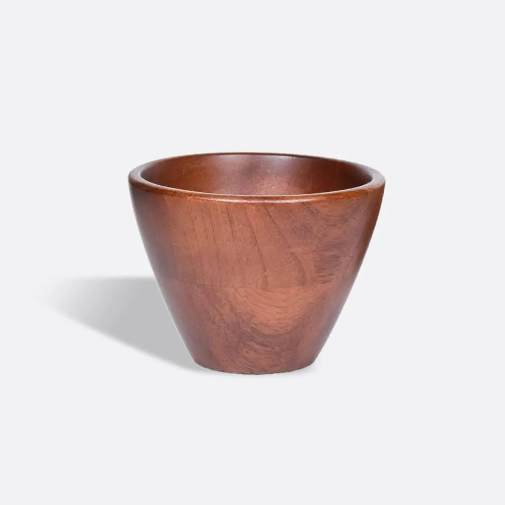 Kulhad Motif Wooden Bowl Set Of 2