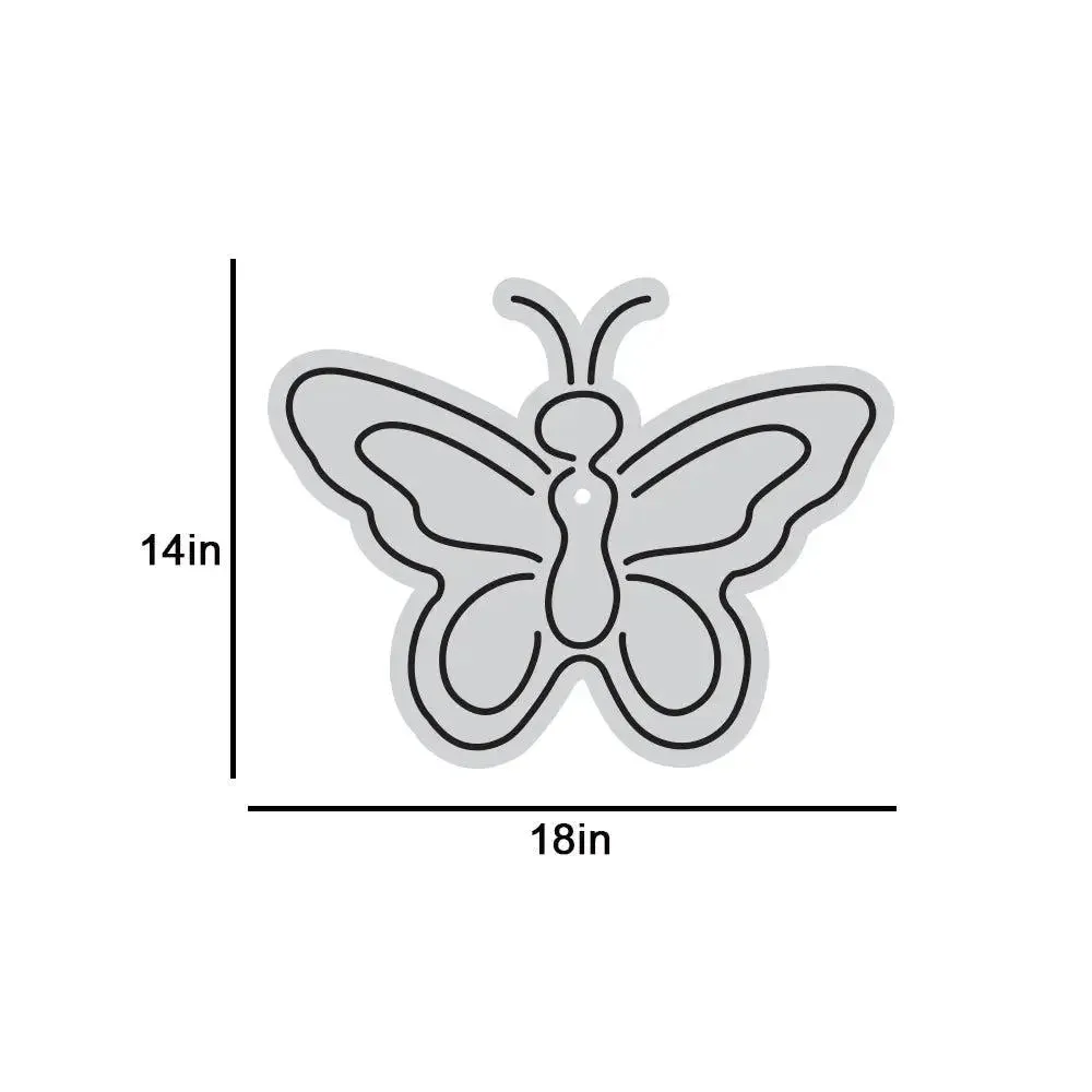 Lady Butterfly Multi-colored LED Neon Light
