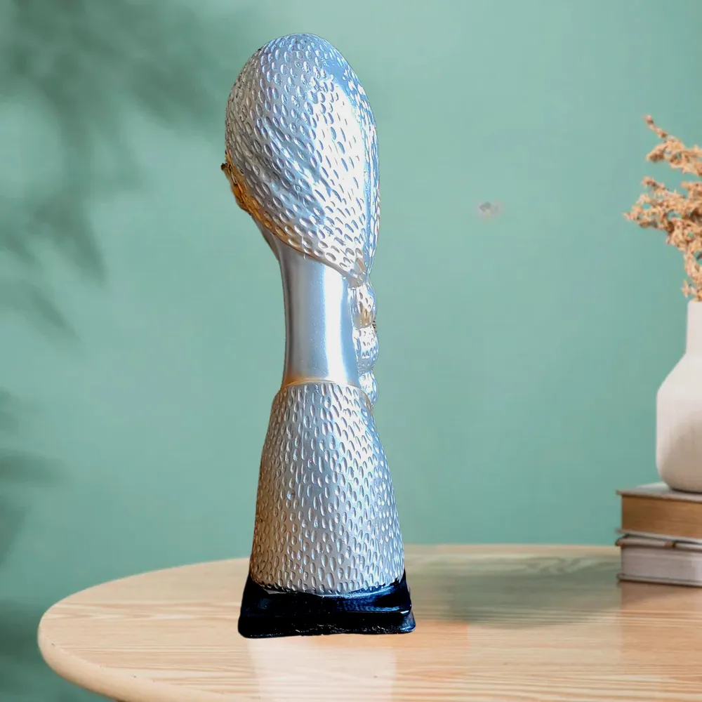 Lady-like Polyresin Table Accent - Perfect Valentine's Day Gift for Her Orange