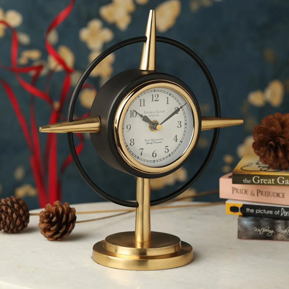 Langston Gold Table Clock