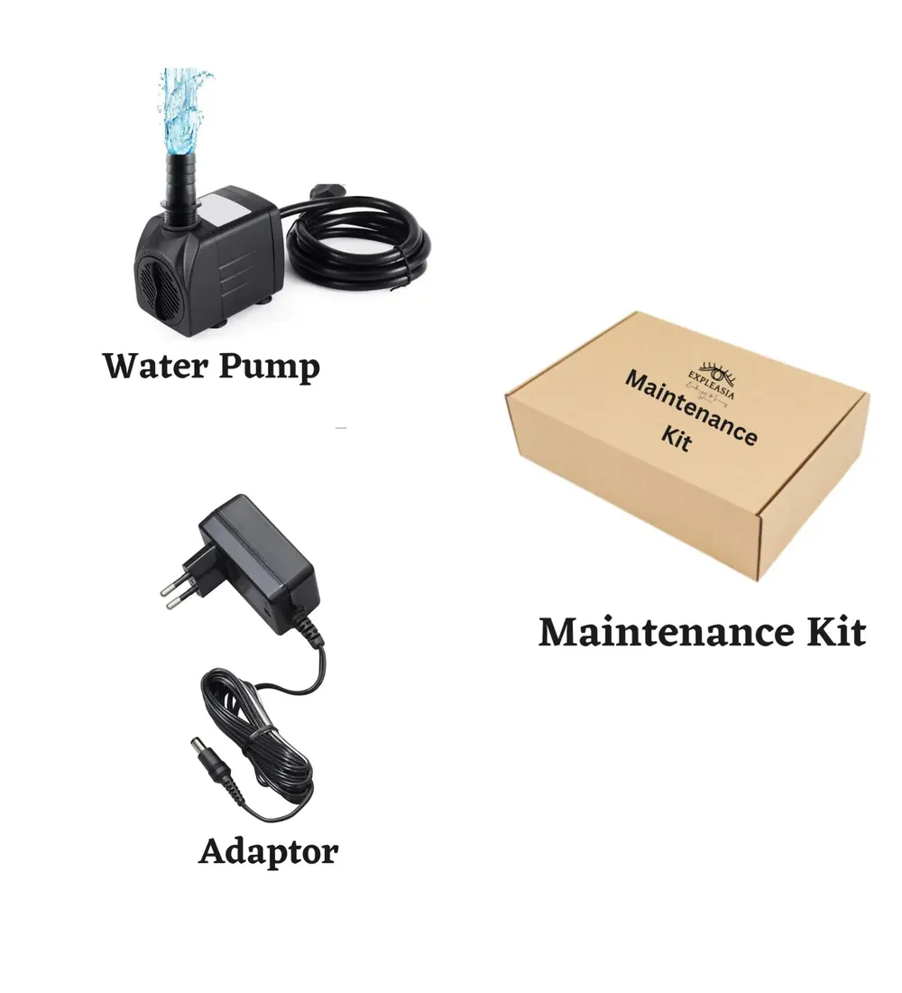 Large Brown Lord Buddha Water Fountain for Home