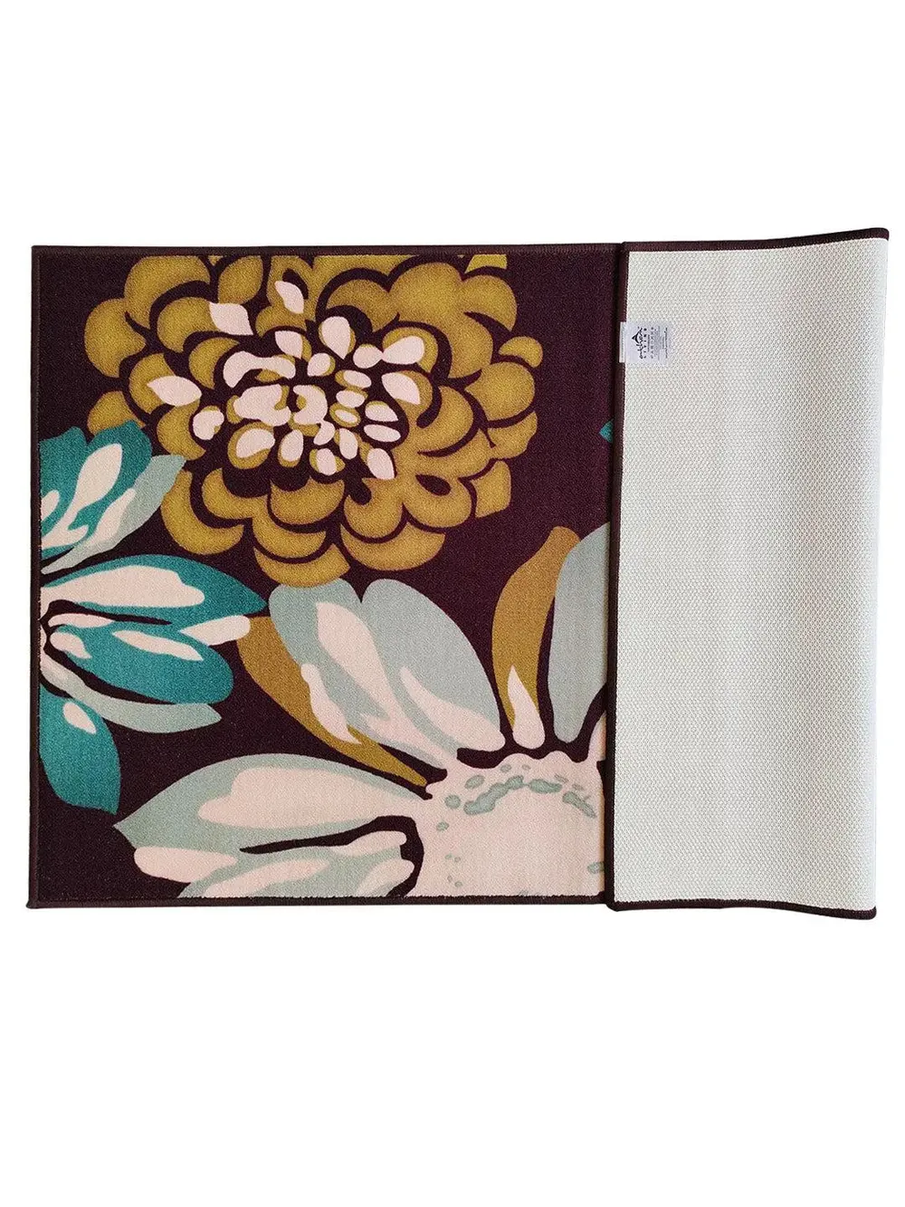 Large Floral Printed Maroon Printed Premium Area Carpet ( 3 ft x5 ft & 4 ft x 6 ft ) 3X5 ft