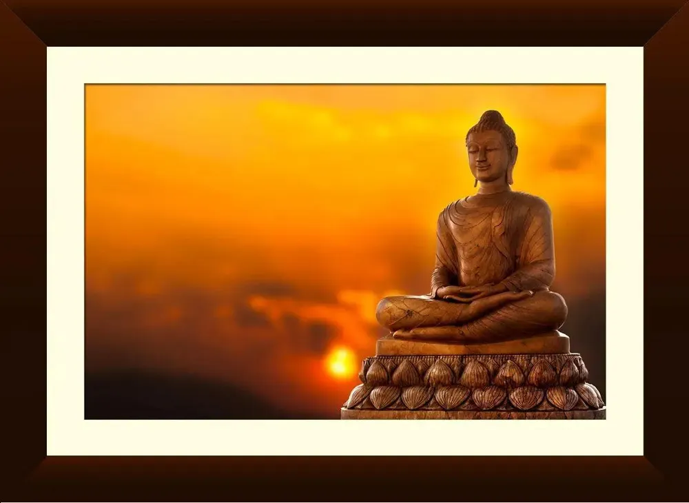 Large Size Buddha Framed Wall Painting