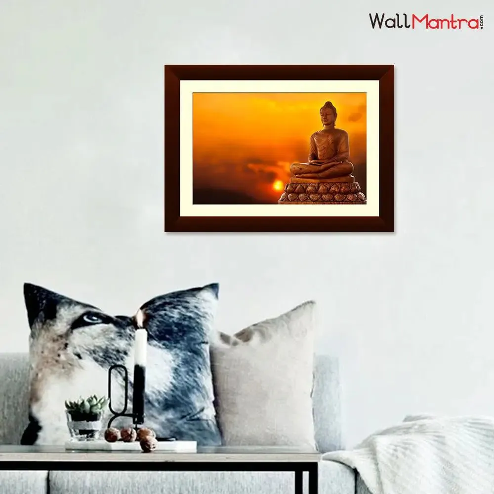 Large Size Buddha Framed Wall Painting