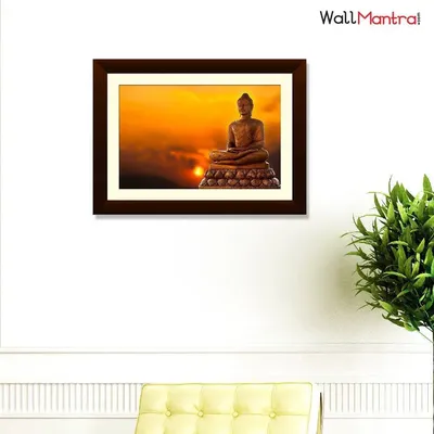 Large Size Buddha Framed Wall Painting