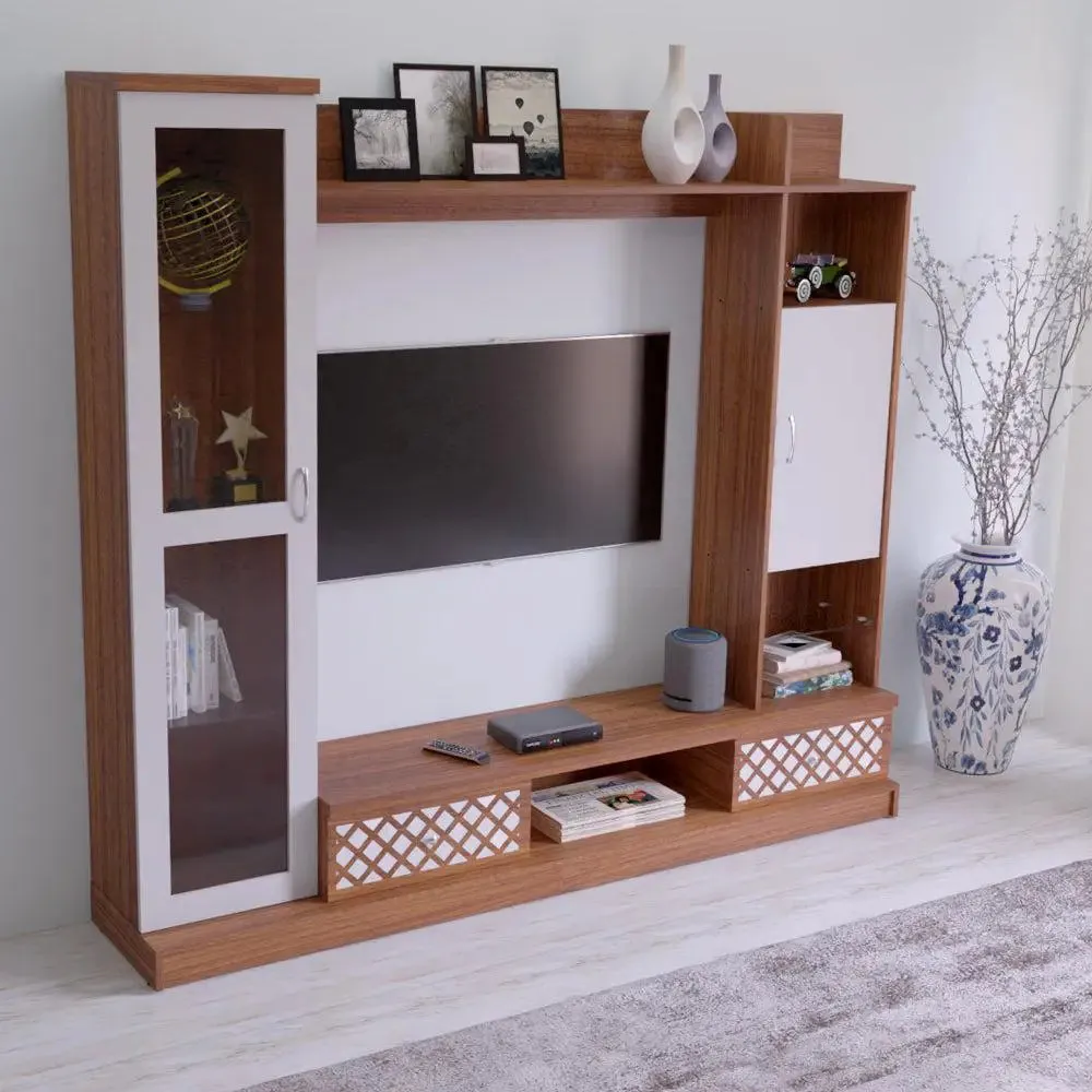 Large & Spacious Wooden Entertainment TV Unit for Bedroom/Living Room