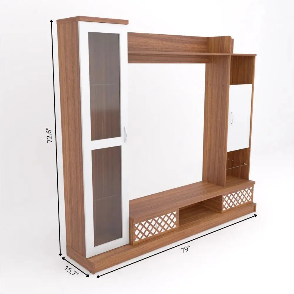 Large & Spacious Wooden Entertainment TV Unit for Bedroom/Living Room