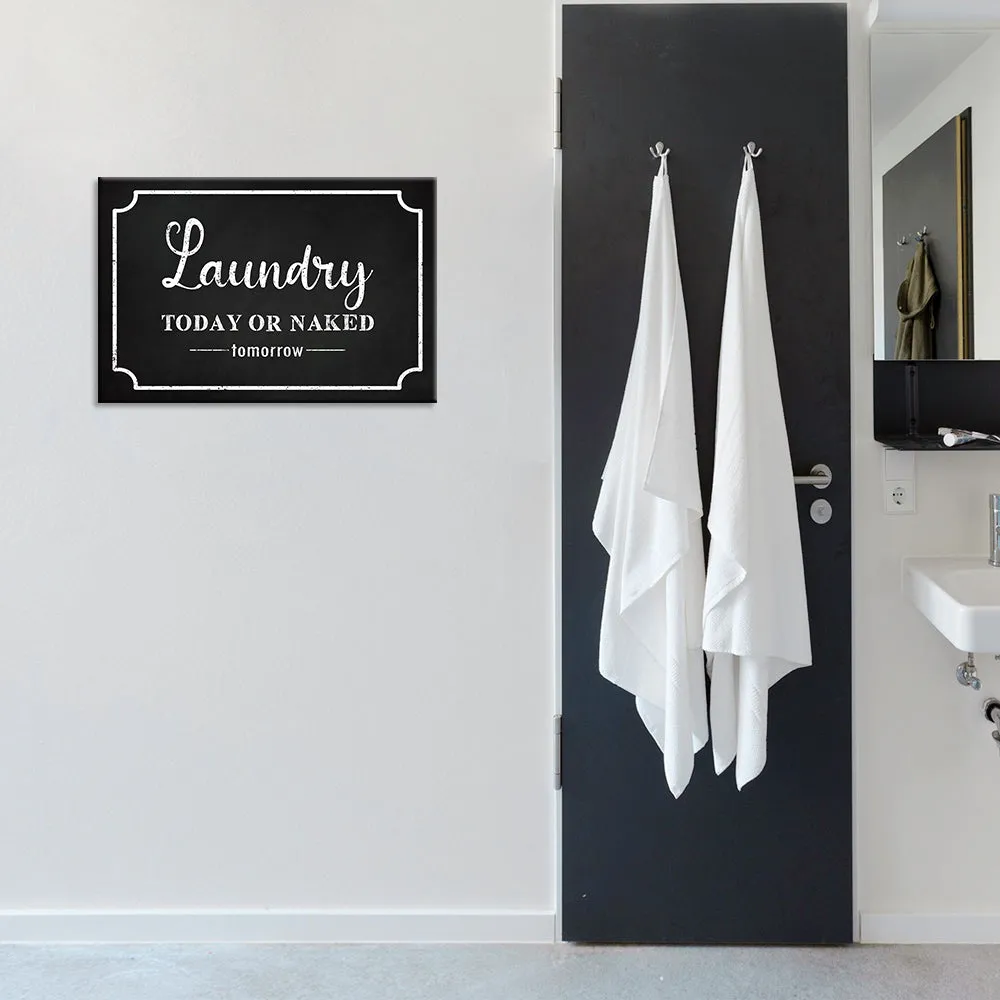 "Laundry" Funny Quote Wooden Sign