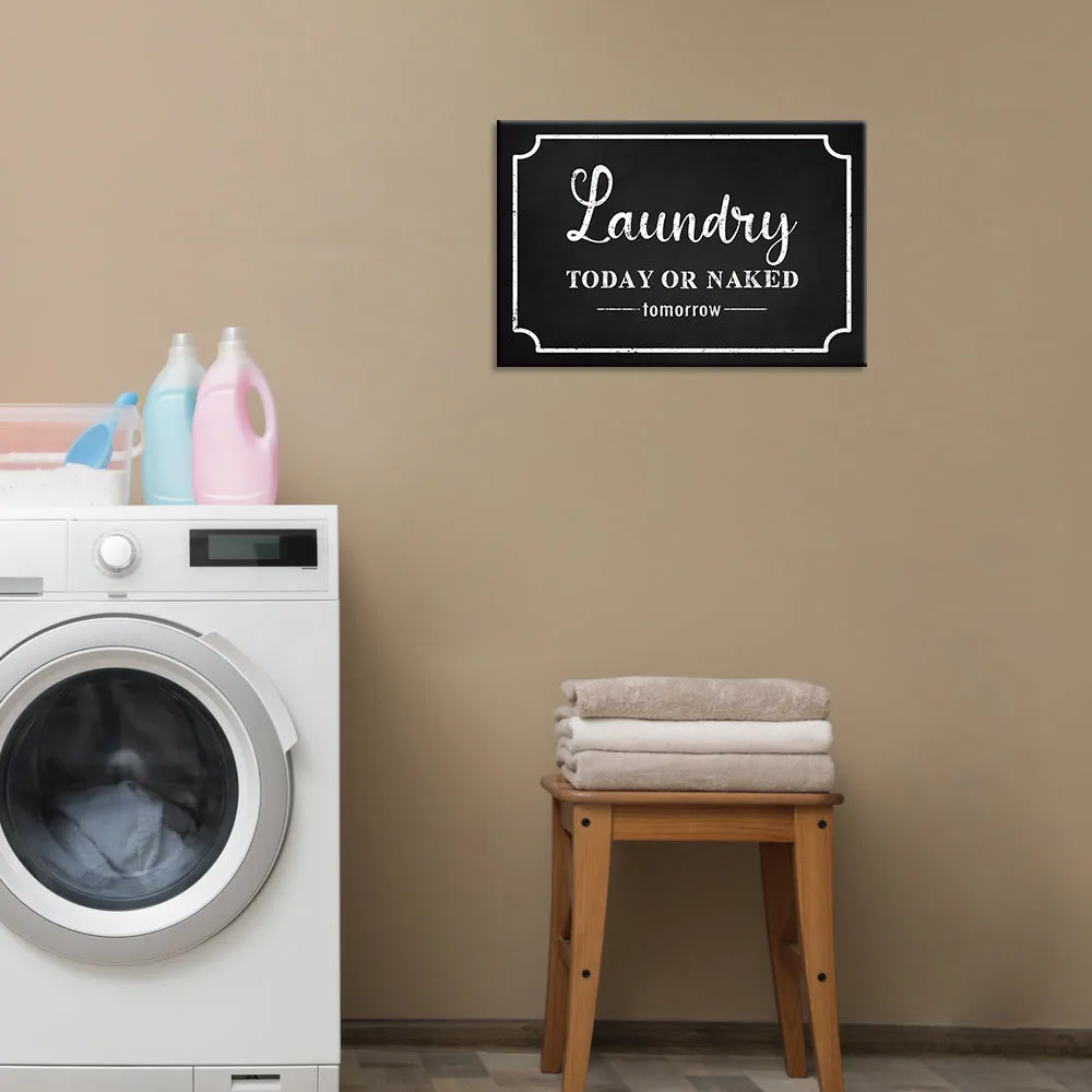 "Laundry" Funny Quote Wooden Sign