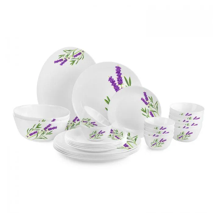 Lavender Meadow Breezy Dinner Set of 27 Pieces