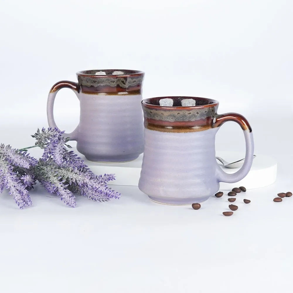 Lavender Suffused Ceramic Mugs Single Piece