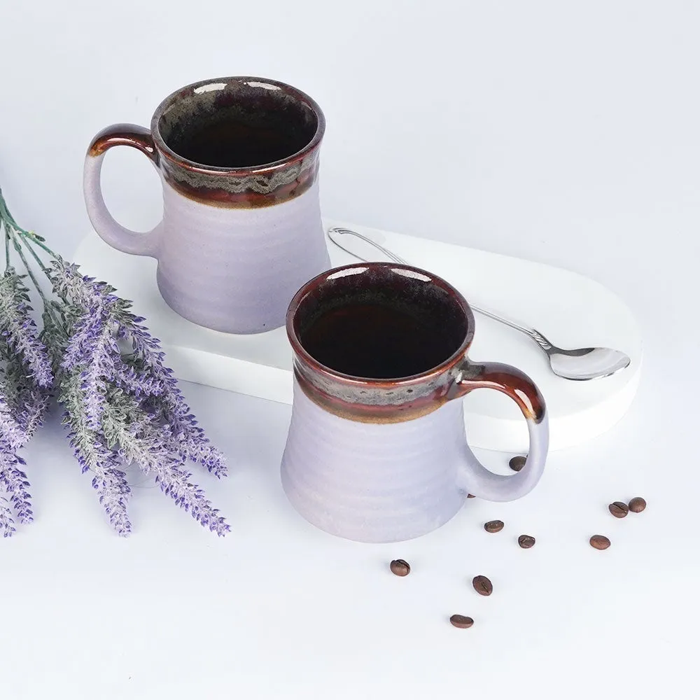 Lavender Suffused Ceramic Mugs Single Piece
