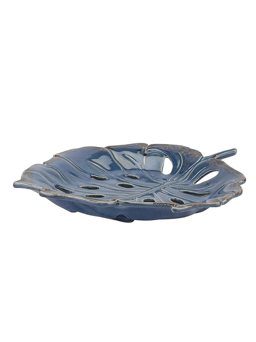 Leaf Cut Ceramic Fruit Platter