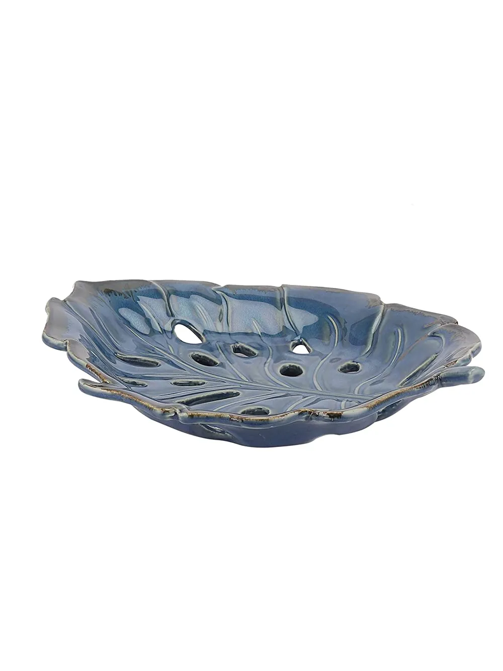 Leaf Cut Ceramic Fruit Platter
