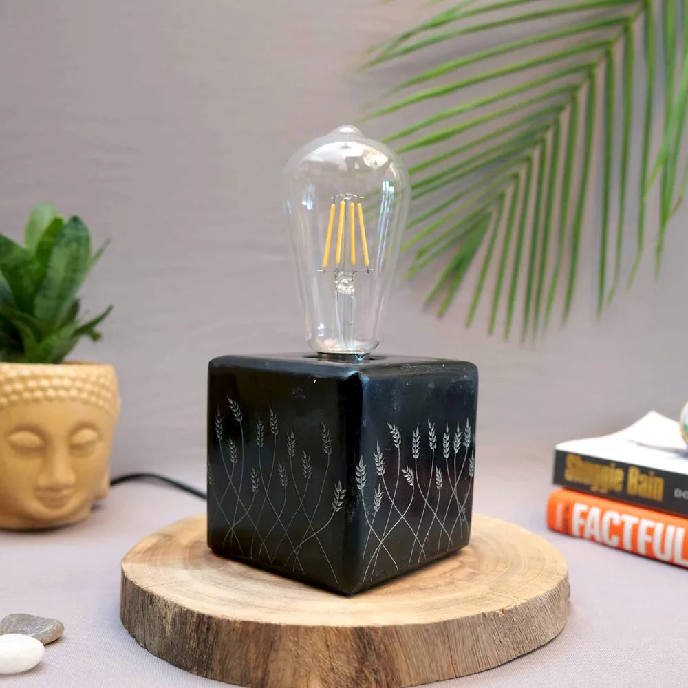 Leaf Motif LED Table Lamp for Bedroom- Paleva