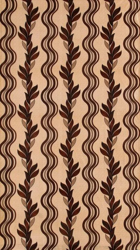 Leaf Printed Door-Window Curtain For Home Decor