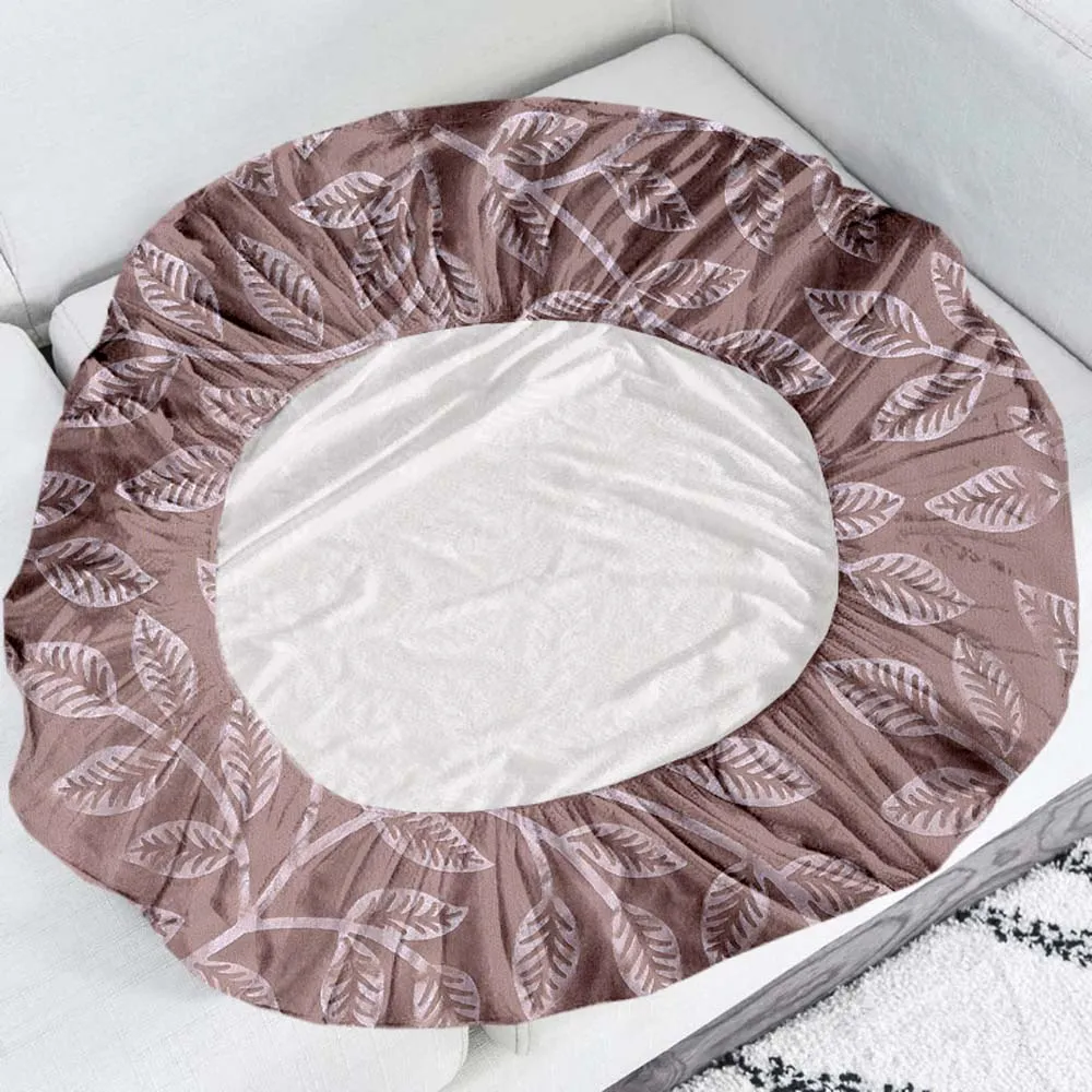 Leafy Design Strechable Pink Sofa Seat Cover Set Of 2/4/6/8 Pack of 2