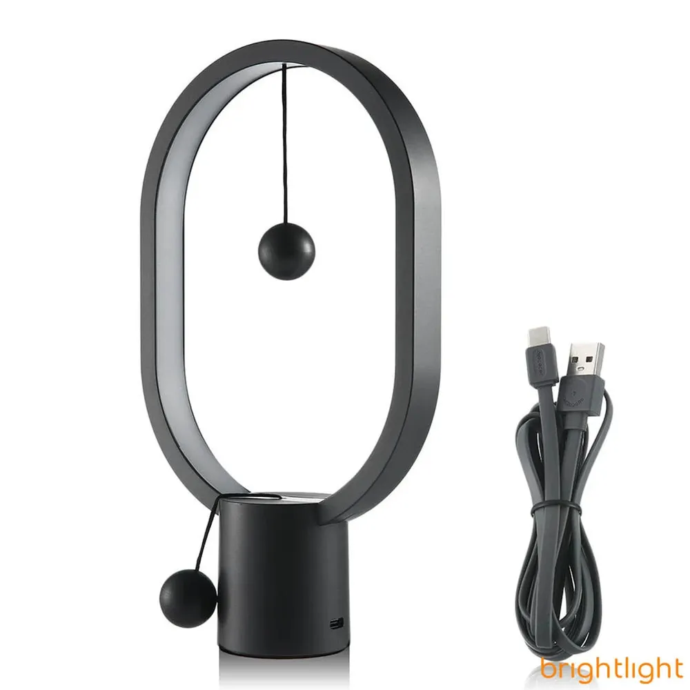 LED Lamp- Heng Balance Oval Magnetic Table Lamp in Warm White Light