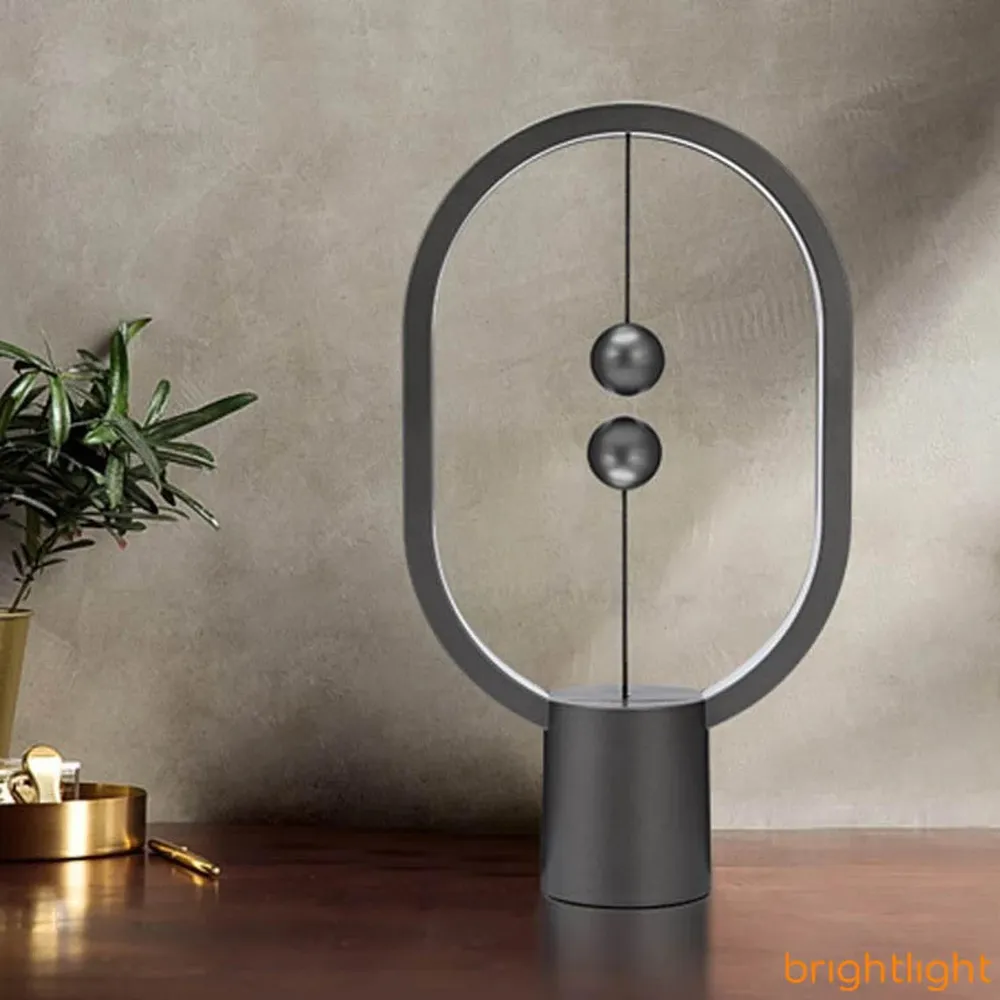 LED Lamp- Heng Balance Oval Magnetic Table Lamp in Warm White Light