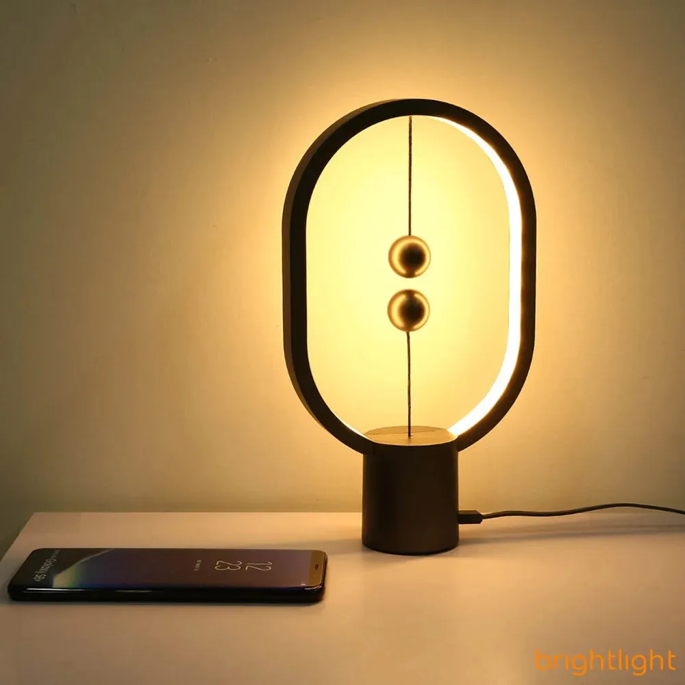 LED Lamp- Heng Balance Oval Magnetic Table Lamp in Warm White Light