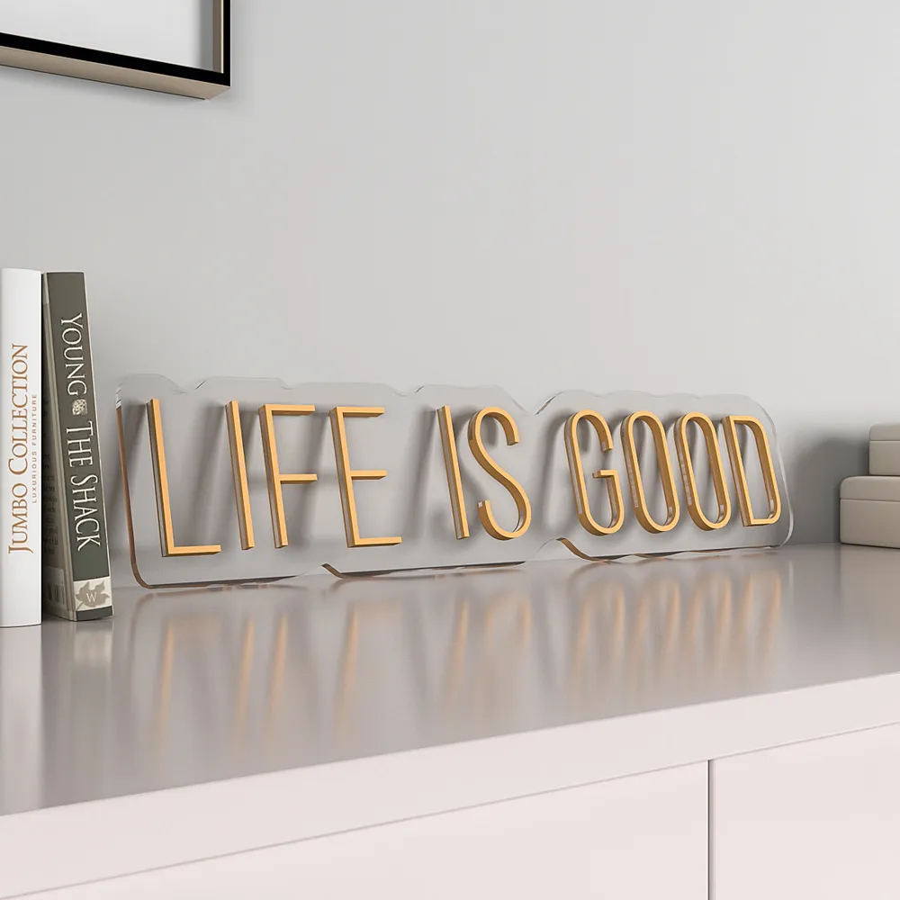 Life is Good LED Neon Light (Available in Multiple Colors) Blue