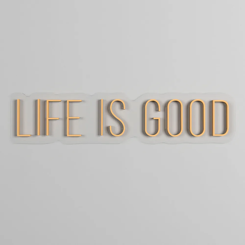 Life is Good LED Neon Light (Available in Multiple Colors) Blue