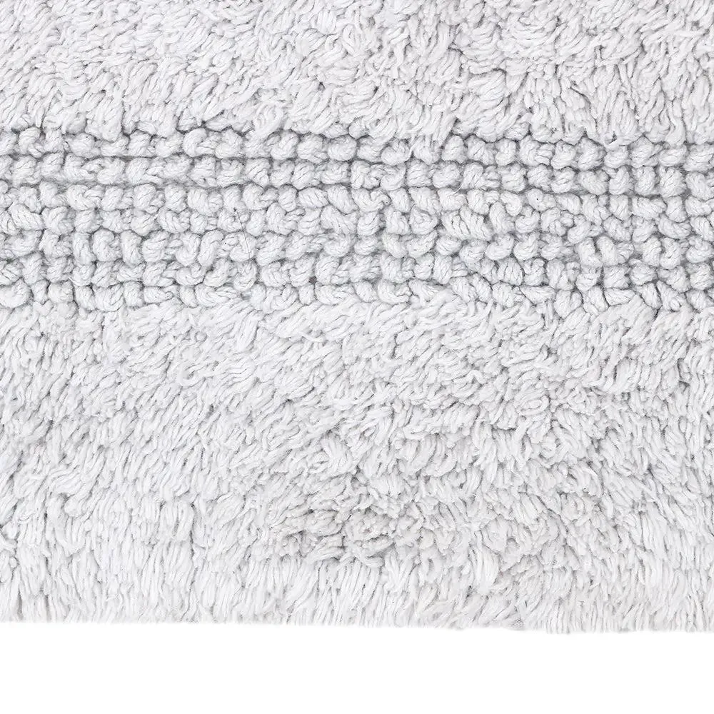 Light Grey Designer Cotton Bath Runner (55x150) cm