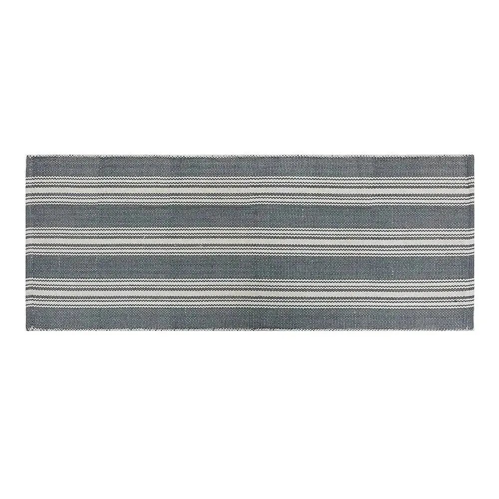 Light Grey Striped Cotton Yogamat