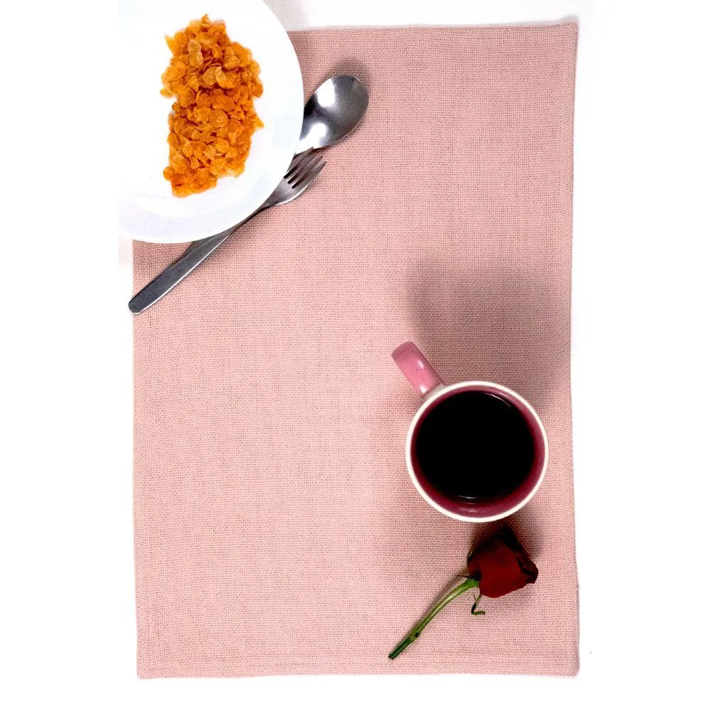 Light Pink Bruka Design Placemat/ Table Mat (Set of 2)