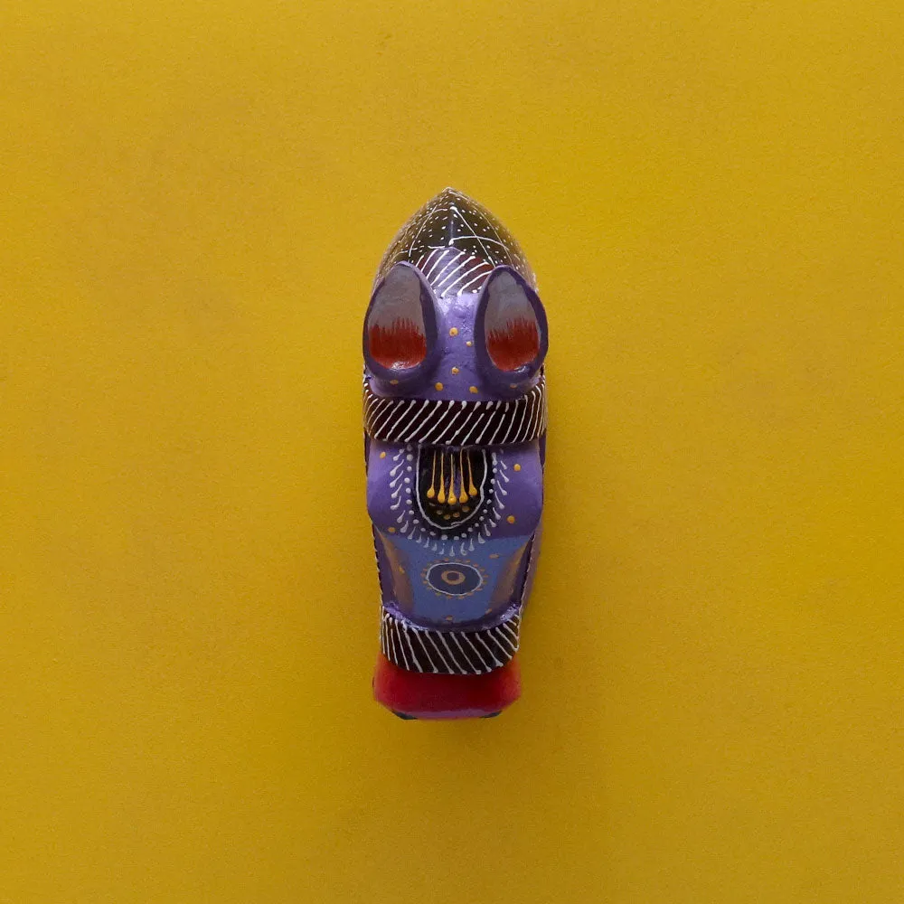 Lilac Horse Head Wooden Wall Decor