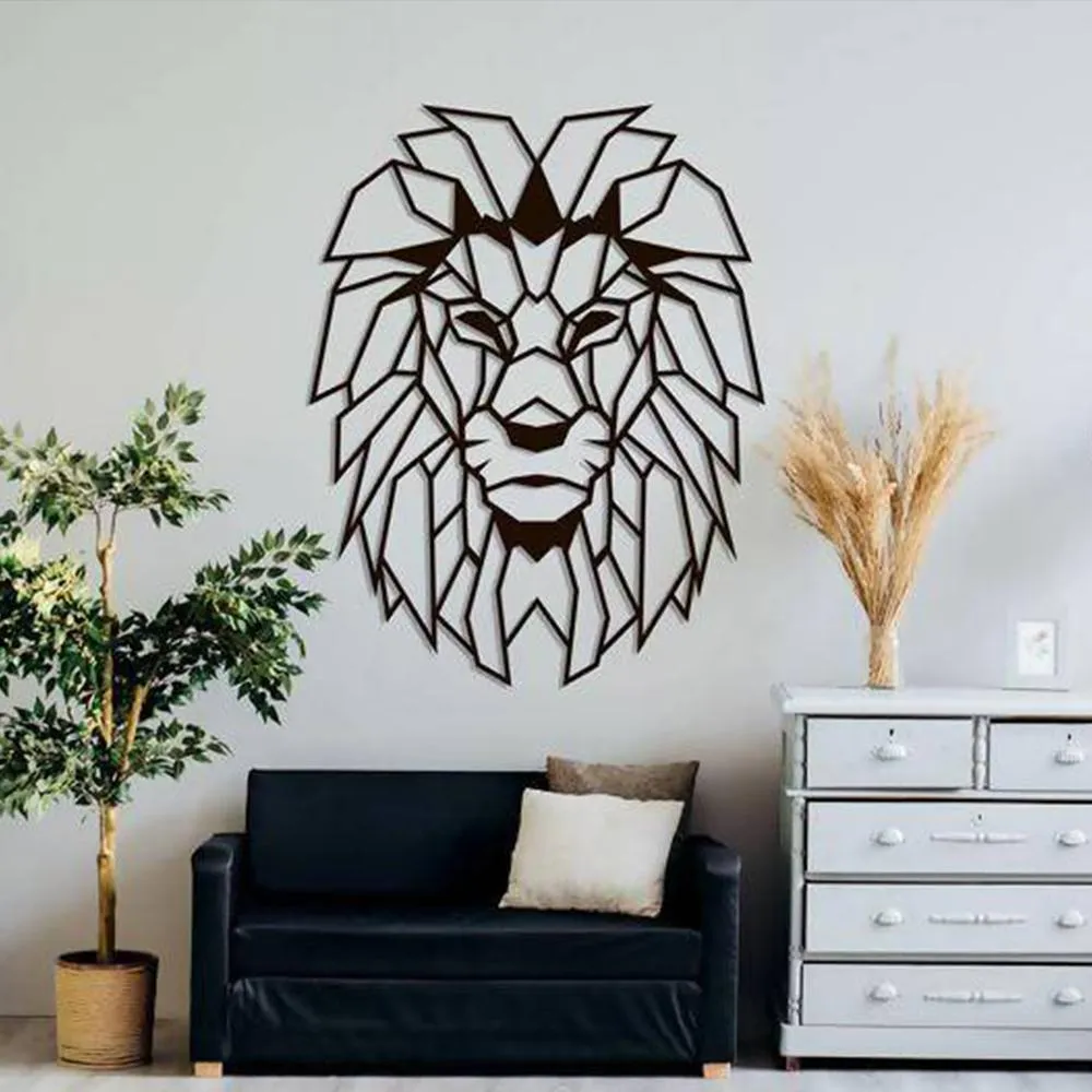 Lion Metal Art, Wild Wall Art Set of 1