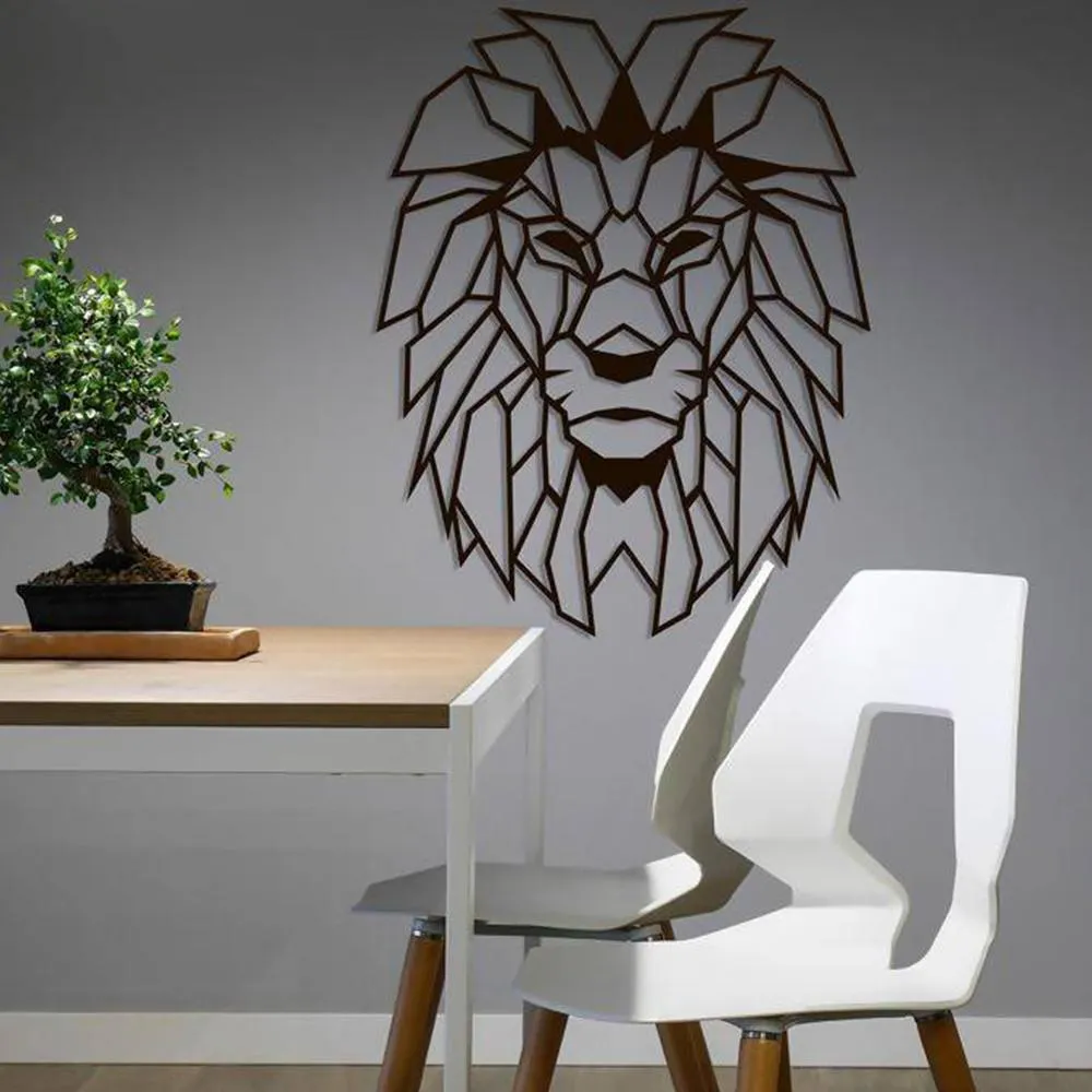 Lion Metal Art, Wild Wall Art Set of 1