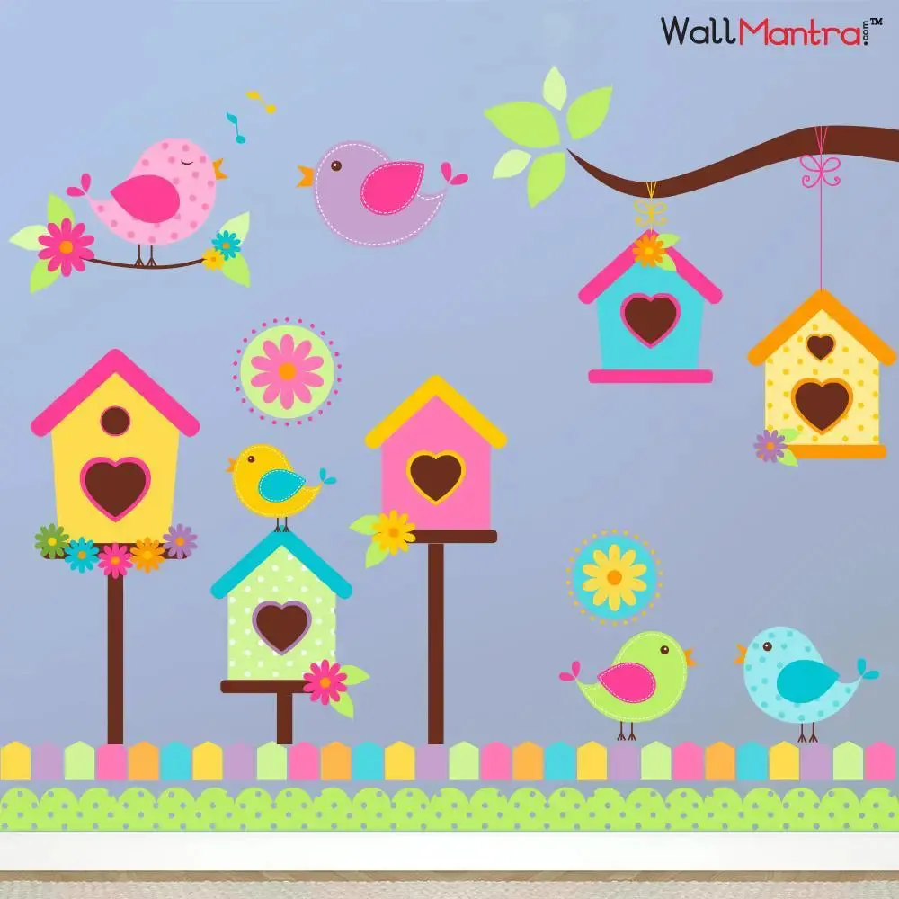 Little Birdie Wall Stickers for Kids Room Decor