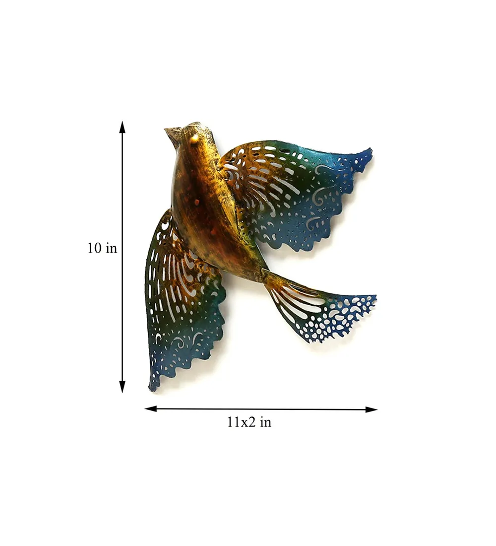 Little Flying Bird Metal Wall Art Décor