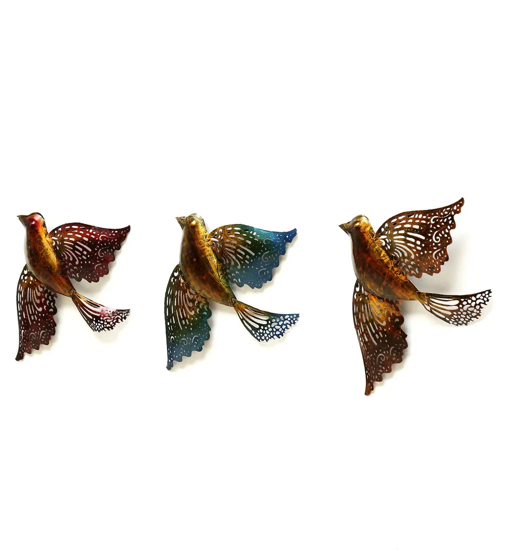 Little Flying Bird Metal Wall Art Décor