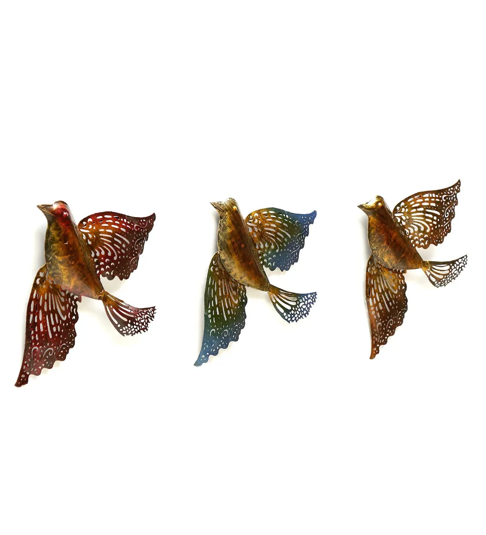 Little Flying Bird Metal Wall Art Décor