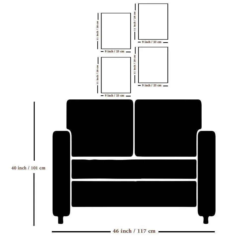 Live Love Laugh Quote with Bird with cage Wall Painting, in Black Frame, Set of 4