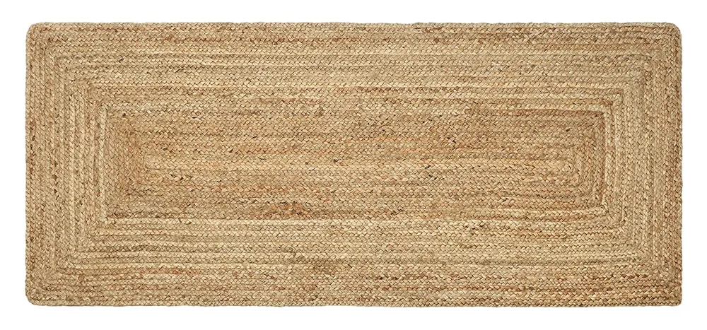 Long Traditional Handwoven Jute Floormat