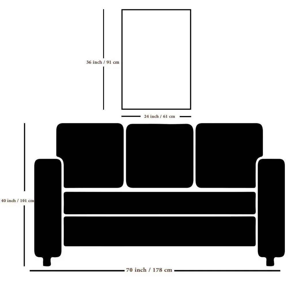 Lord Ganesha Wooden Framed Canvas Wall Painting