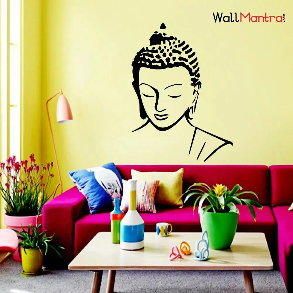 Lord Gautam Buddha Wall Sticker And Decal