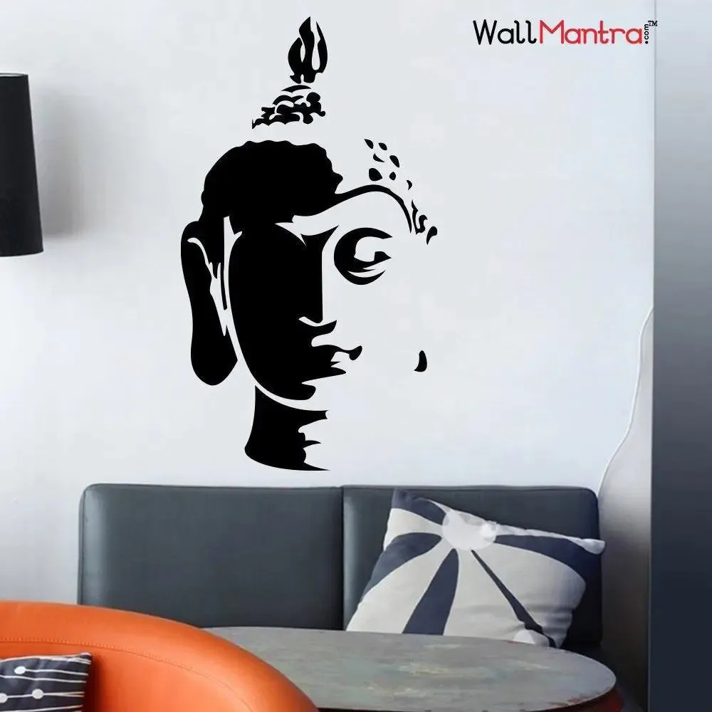 Lord Gautam Buddha Wall Sticker And Decal