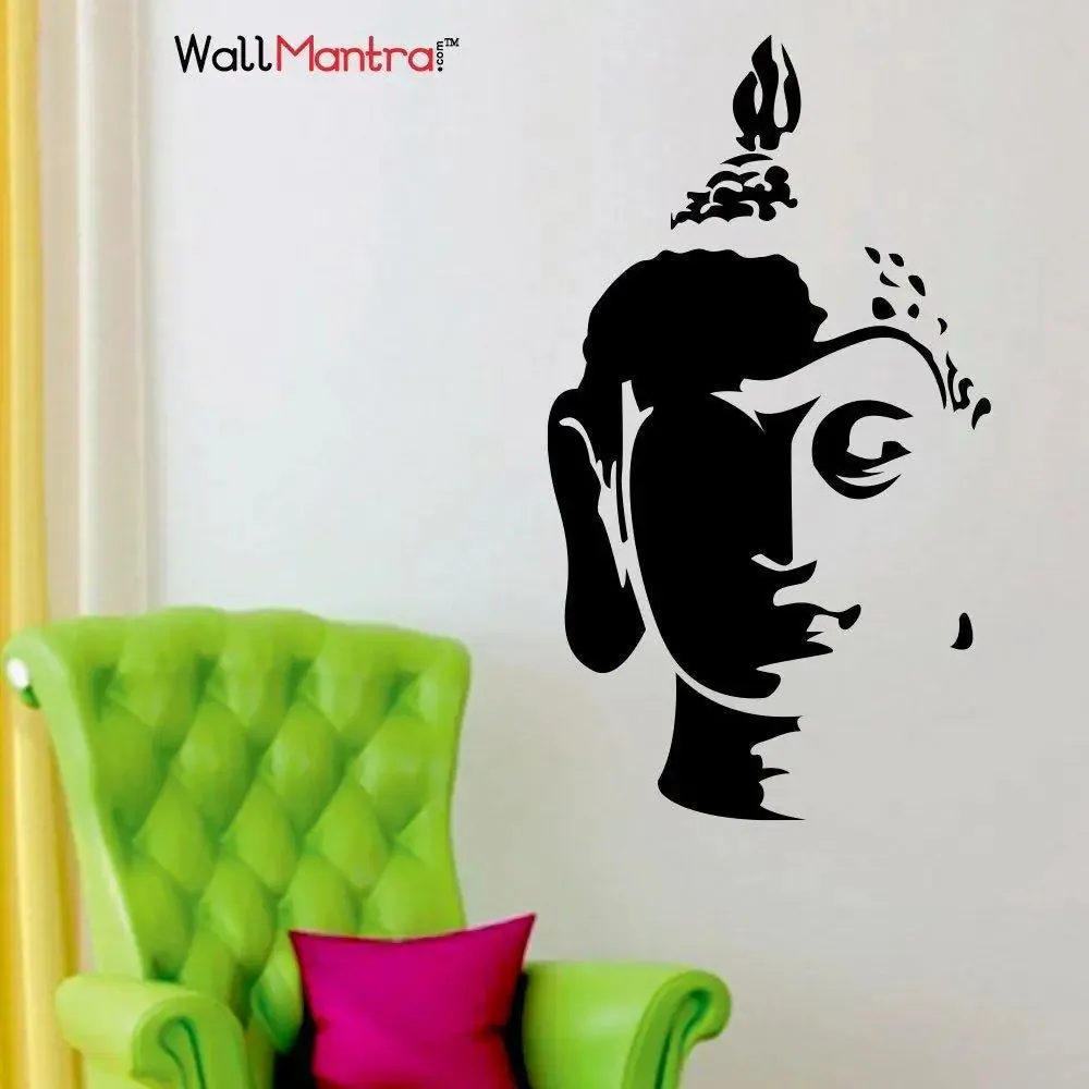 Lord Gautam Buddha Wall Sticker And Decal