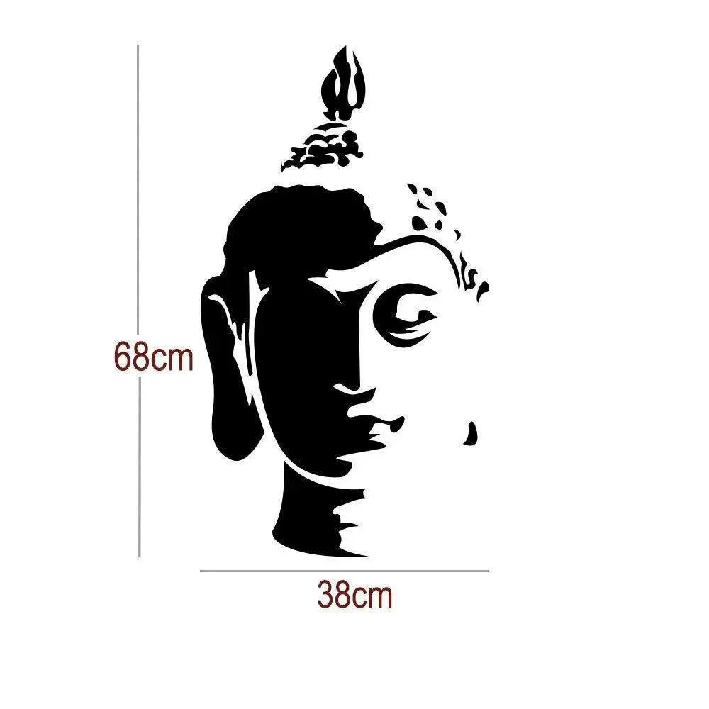 Lord Gautam Buddha Wall Sticker And Decal