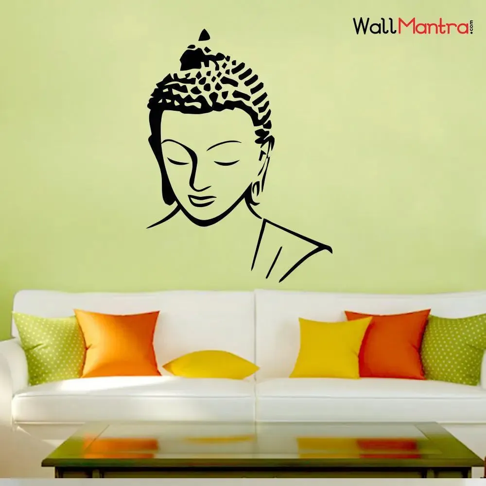 Lord Gautam Buddha Wall Sticker And Decal
