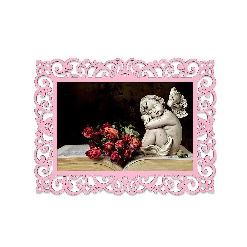 Love Angel Canvas Print in Decorative Frame