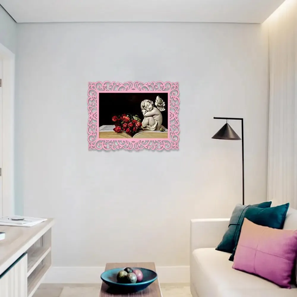Love Angel Canvas Print in Decorative Frame