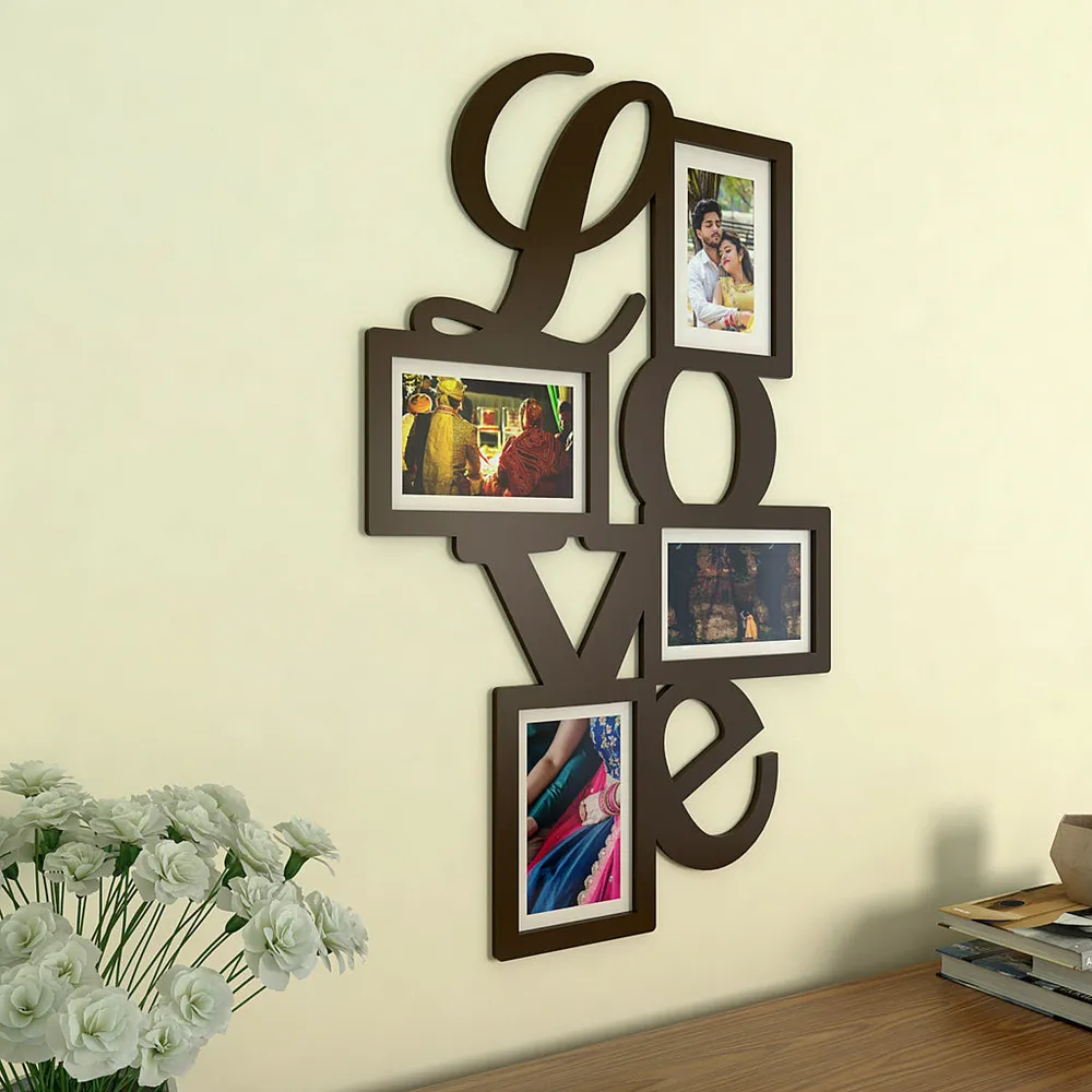 Love Collage Hanging Photo Frame -Available in 4 colors Turquoise