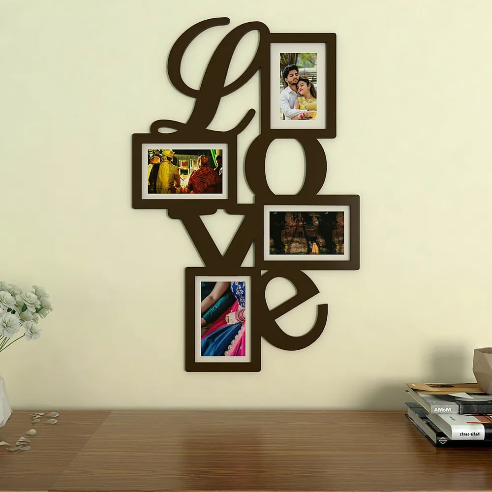 Love Collage Hanging Photo Frame -Available in 4 colors Turquoise